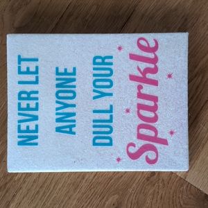 Glitter Canvas Wall Art